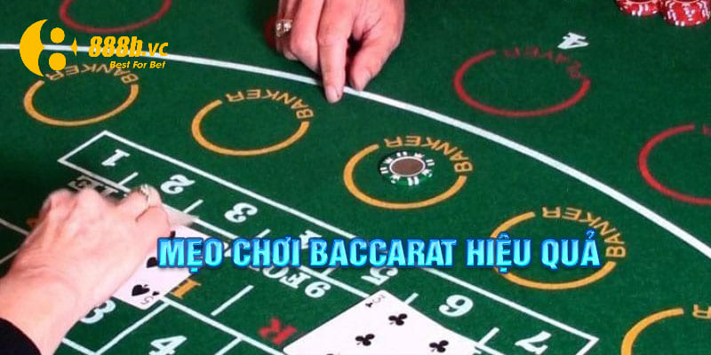 Không đặt cược số tiền lớn là mẹo chơi bài Baccarat hay